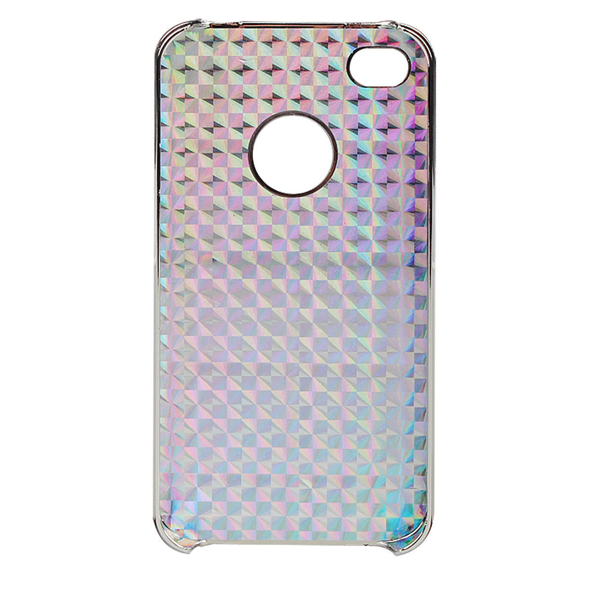 Aluminum Case for iPhone 4/4S - Silver Snap-On Protection