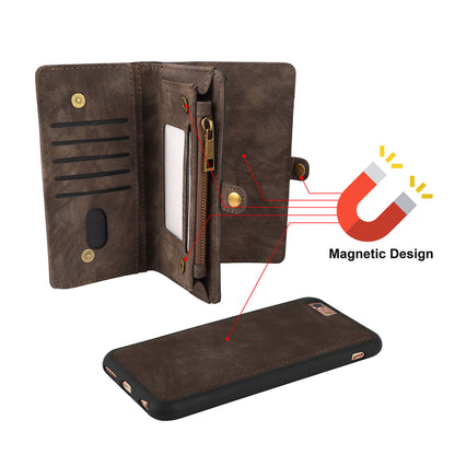 iPhone 6s Plus Wallet Case with Detachable Magnetic Cover