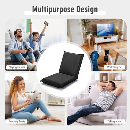 Adjustable Floor Chair with 6 Reclining Positions
