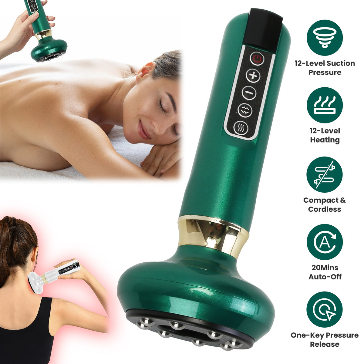 Anti-Cellulite Vacuum Cupping Massager Kit