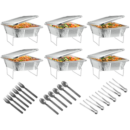 Disposable Chafing Dish Buffet Set - 36 Piece Party Server