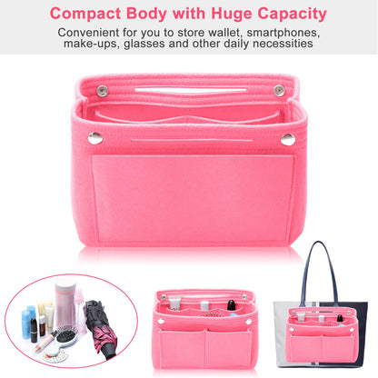 Felt Handbag Insert Organizer Purse