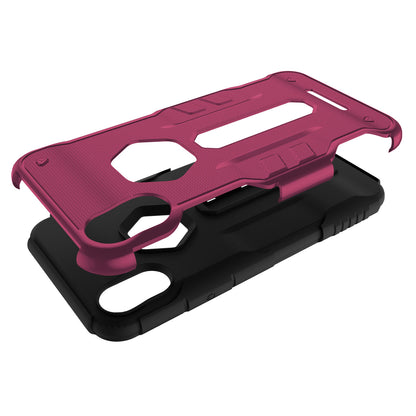 iPhone X Rugged Case with Kickstand - Dual Layer Protection