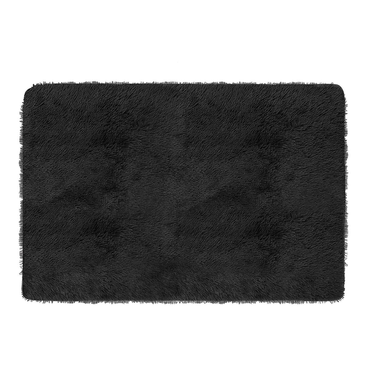Shaggy Area Rug 4' x 2.6' Anti-Slip Soft Polyester Floor Mat