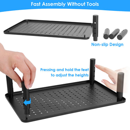 Monitor Stand Riser with 3 Adjustable Heights & Ventilation