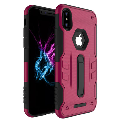 iPhone X Rugged Case with Kickstand - Dual Layer Protection