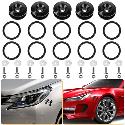 Quick Release Bumper Fasteners Kit - 5 Set Aluminum Alloy