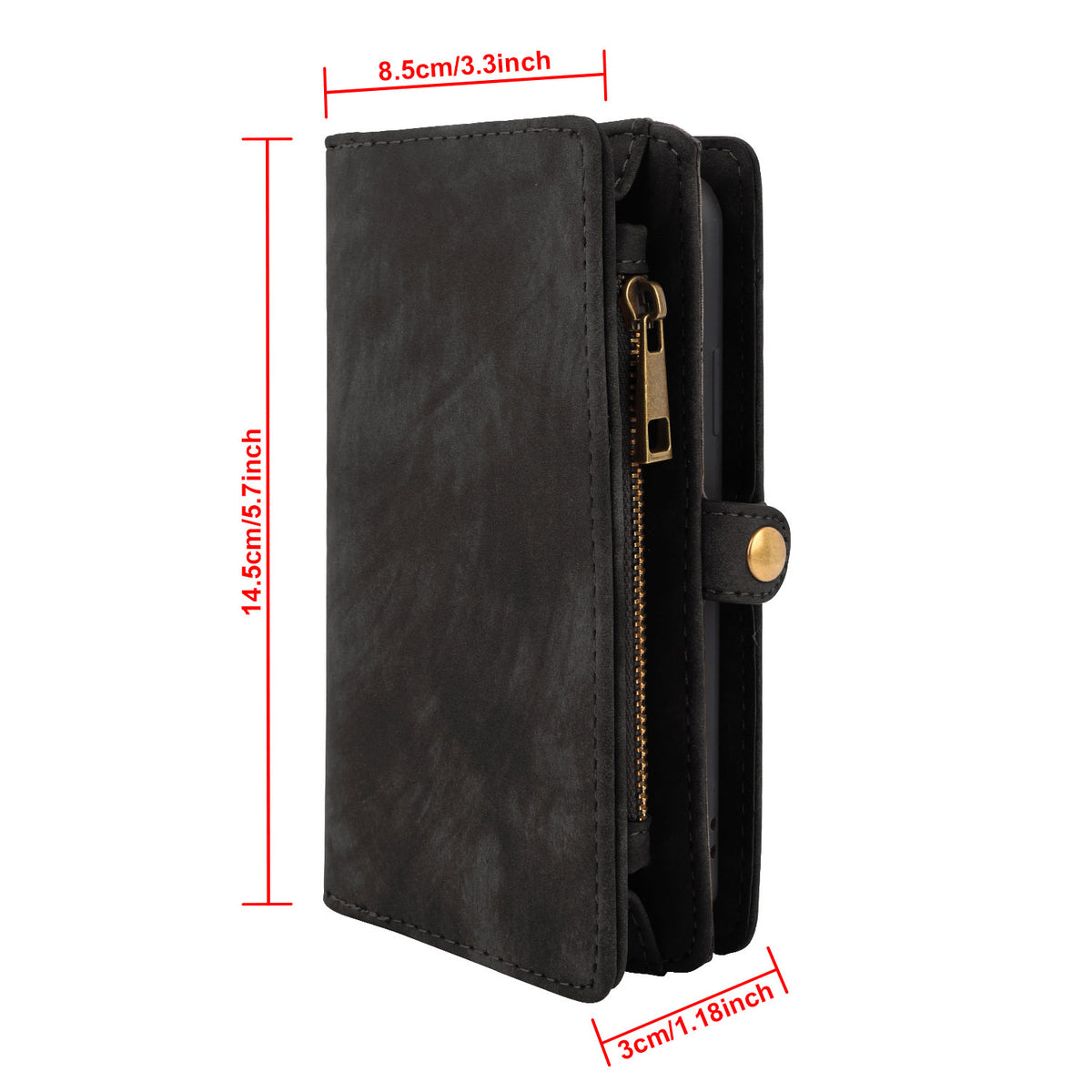 iPhone 6 Wallet Case with Detachable Magnetic Phone Holder