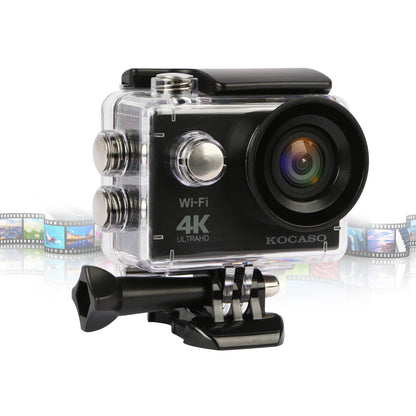 4K Action Camera with 170° Wide Angle Lens and WiFi