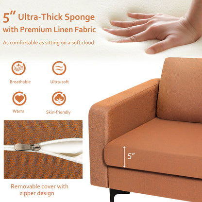 Convertible Accent Chair with Reversible Ottoman - 660 lbs