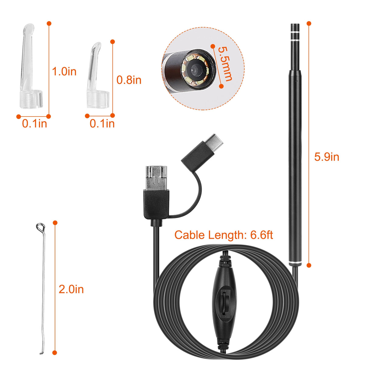 Ear Endoscope Wax Remover