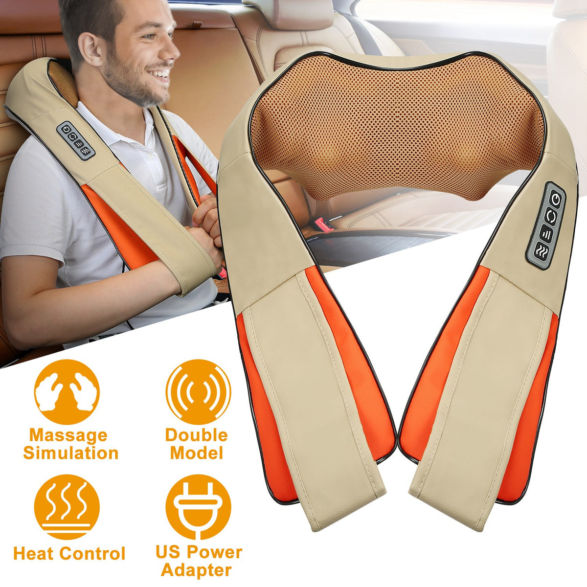 Neck Shoulder Massager Electric Back Massage