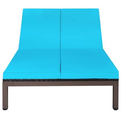 2-Person Patio Lounge Chair with Adjustable Backrest