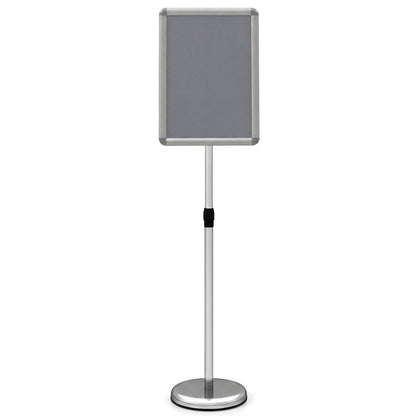 11x17 Adjustable Height Sign Holder Stand with Snap Frame