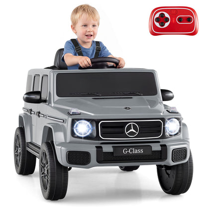 12V Kids Ride On Car Licensed Mercedes Benz EQG 580 for 3-8 Years