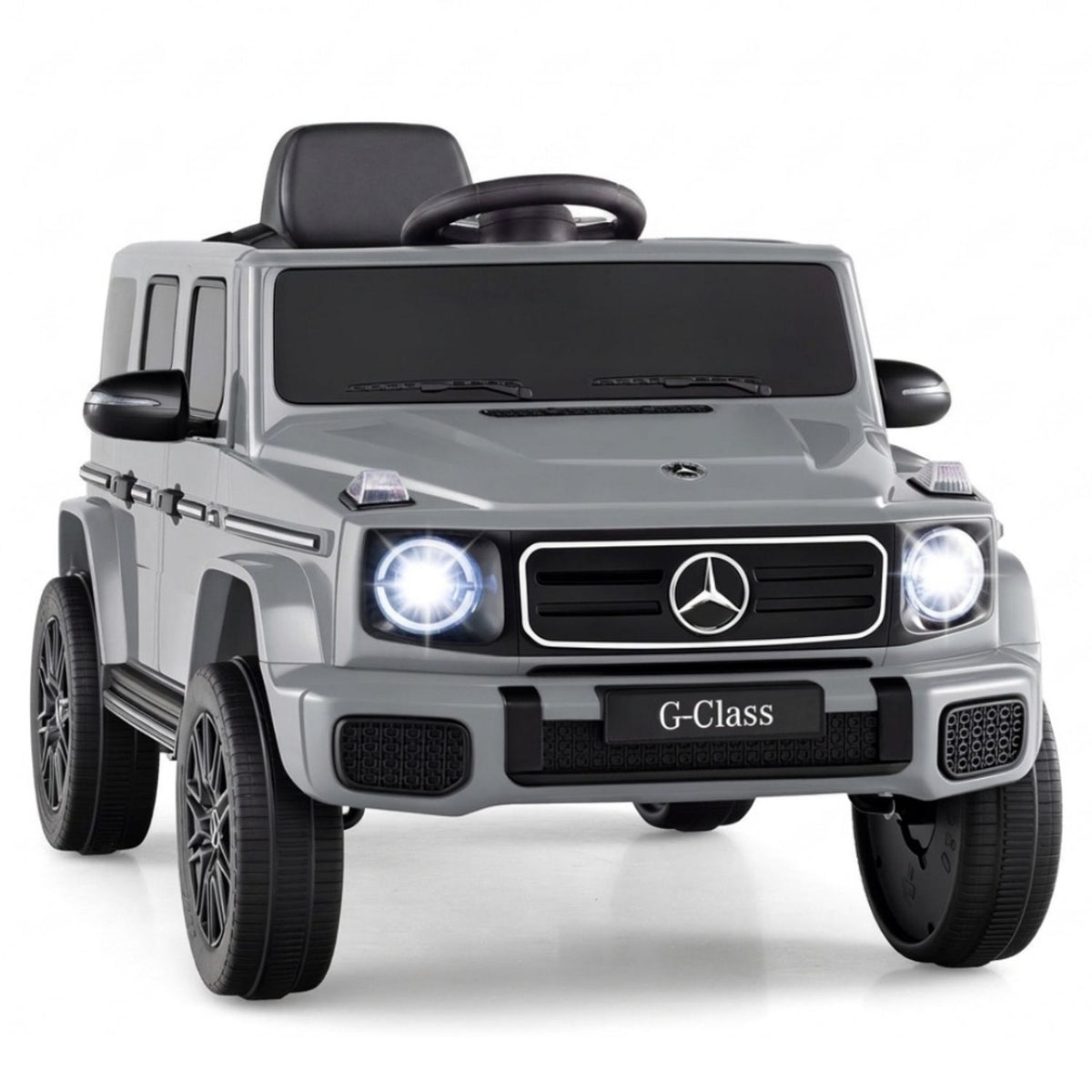12V Kids Ride On Car Licensed Mercedes Benz EQG 580 for 3-8 Years
