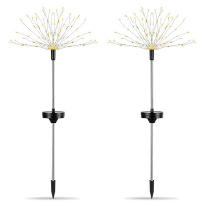 Solar Starburst Lights 240 LED Firework Garden Stake Lights