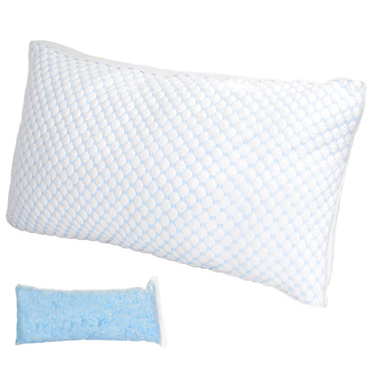 Adjustable Shredded Memory Foam Pillow with Cooling Cover