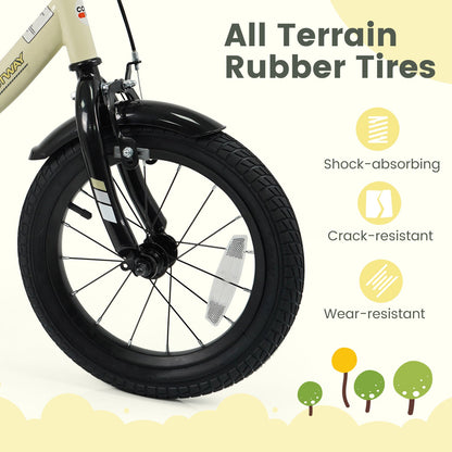 14 Inches Kids Bike Sport Bicycle with Removable Training Wheels
