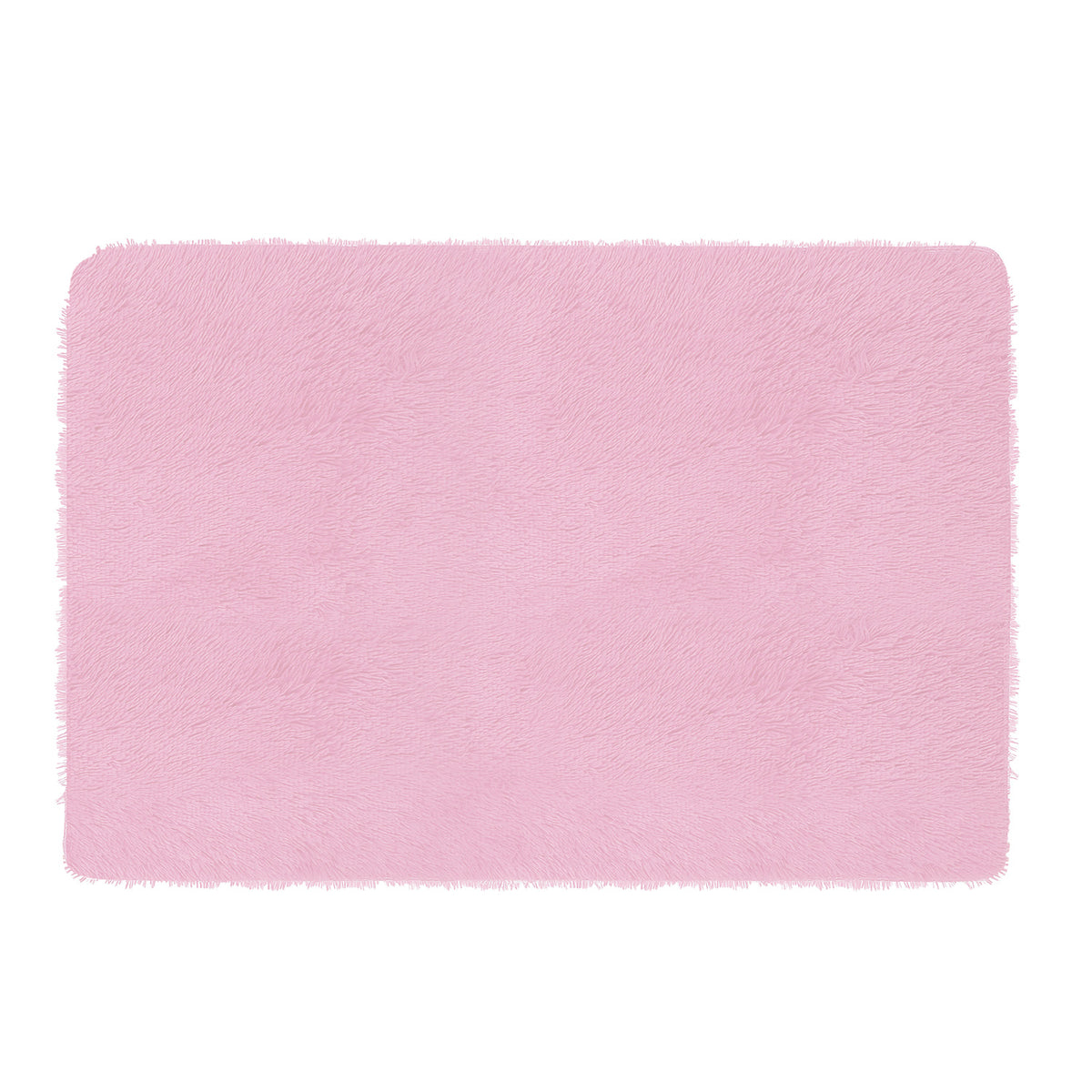 Shaggy Area Rug 4' x 2.6' Anti-Slip Soft Polyester Floor Mat