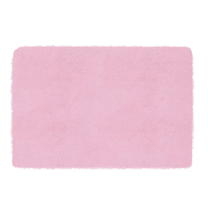 Shaggy Area Rug 4' x 2.6' Anti-Slip Soft Polyester Floor Mat