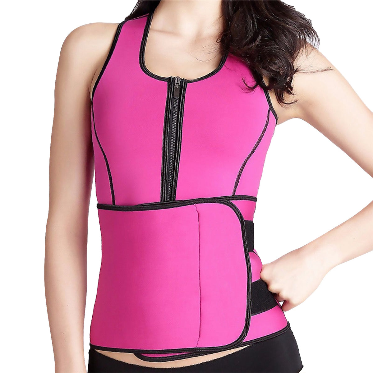 Waist Trainer Vest for Women with Zipper Closure