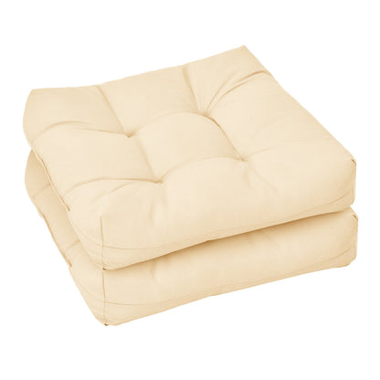 21x21 Inch Patio Chair Seat Cushion Pads - Indoor & Outdoor