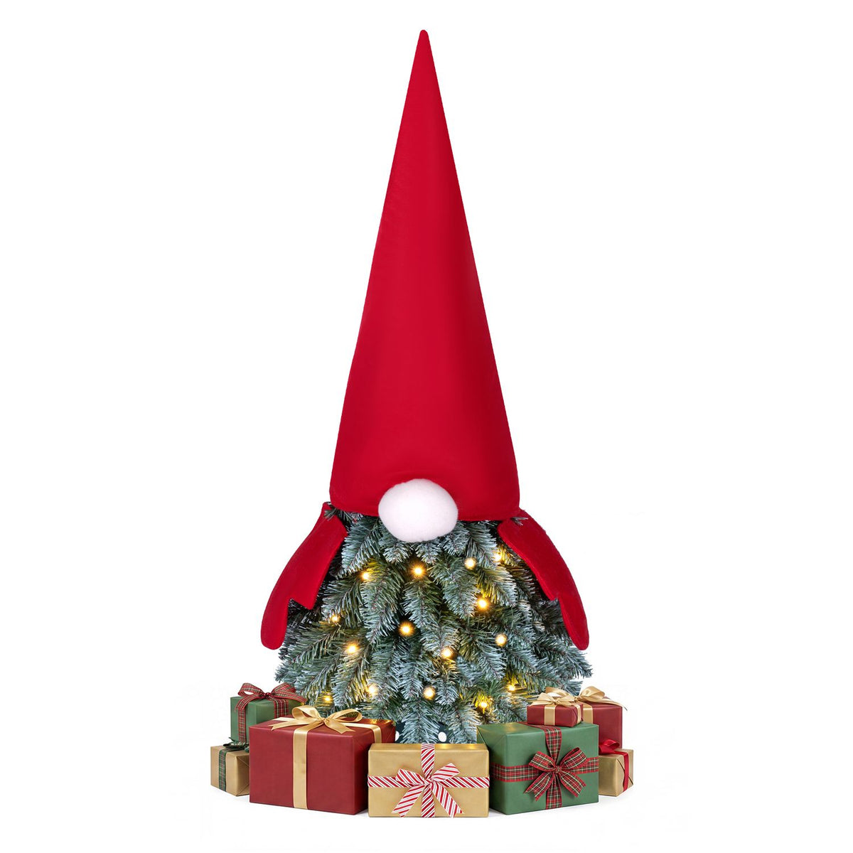 2 Pack 2.5 FT Pre-Lit Mini Tabletop Artificial Christmas Tree