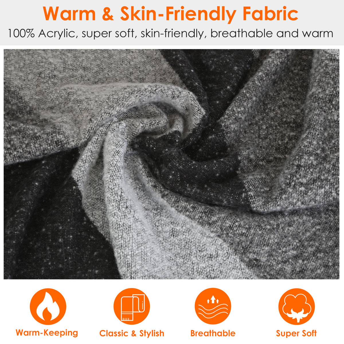 Women Winter Warm Scarf