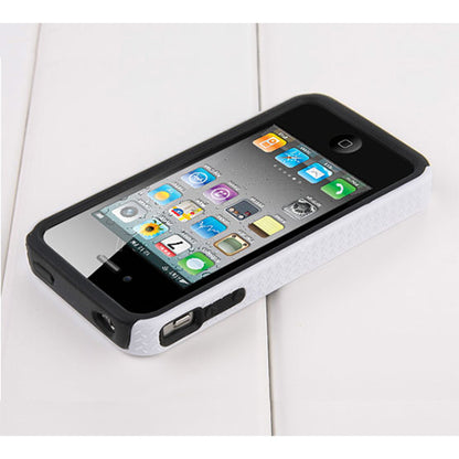 Zebra Print Hybrid Case for iPhone 4/4S with Screen Protector
