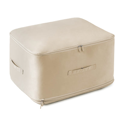 Foldable Storage Bag for Comforters and Bedding with Compression