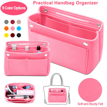 Felt Handbag Insert Organizer Purse