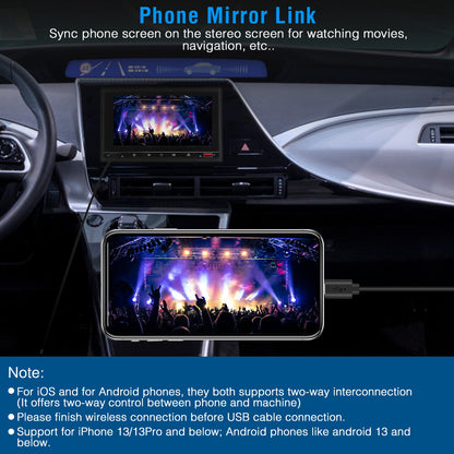 7 Inch Touchscreen Car MP5 Player with Bluetooth & Rear Camera