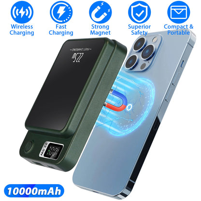 Magnetic Wireless Power Bank 10000mAh with PD20W Fast Charging