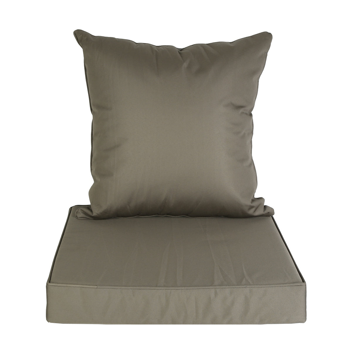 Outdoor Seat Cushion Set Waterproof Patio Furniture Cushion and Back Pillow Fade Resistant Deep Seat Set Chair Pad with Removable Cover for Chair Sofa