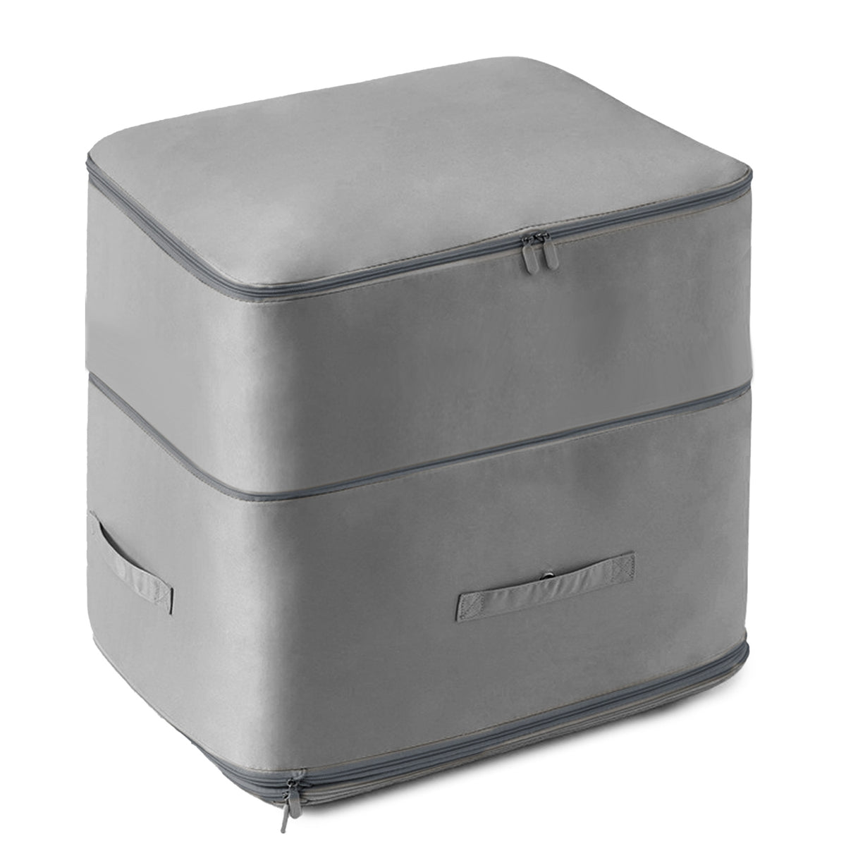 Foldable Storage Bag for Comforters and Bedding with Compression