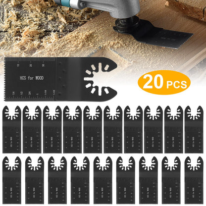 Oscillating Saw Blades 20-Pack High-Carbon Steel Multi-Tool