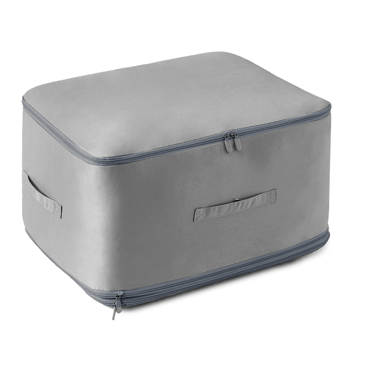 Foldable Storage Bag for Comforters and Bedding with Compression