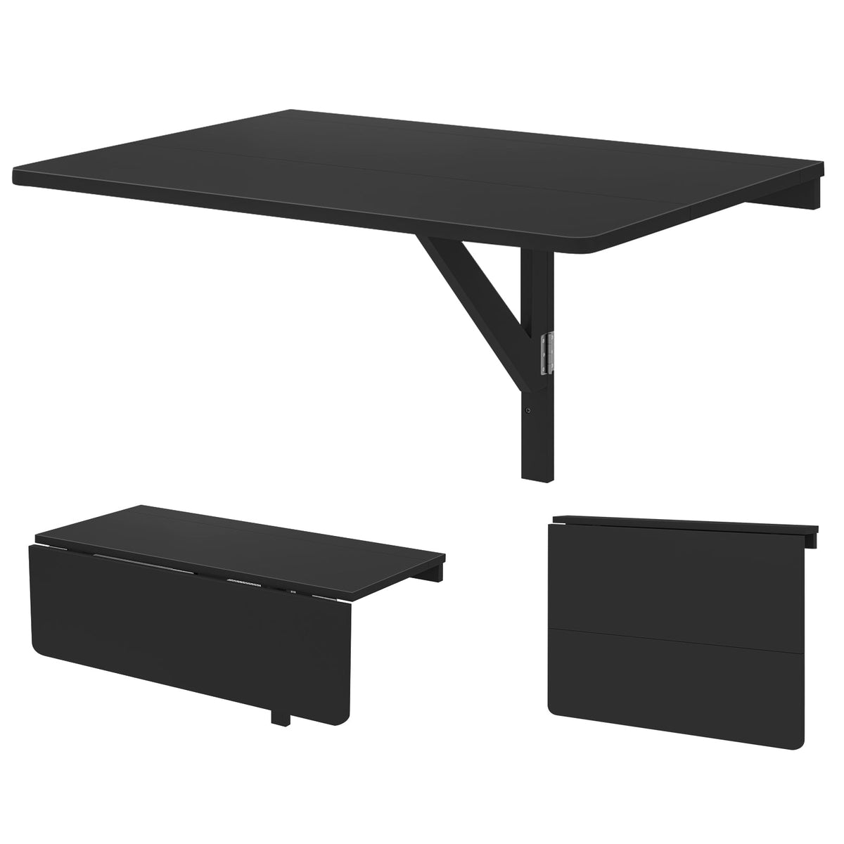 31.5 x 23.5 Inch Wall Mounted Folding Table for Small Spaces