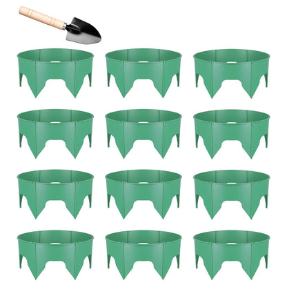 Adjustable Plant Grow Rings 10in with Hand Shovel - 12 Pack
