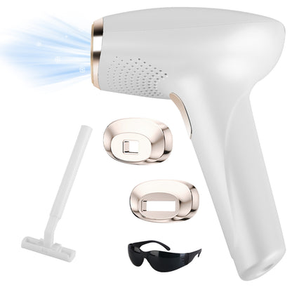 3 In 1 Ice Cooling Laser Hair Removal Painless Permanent At-Home IPL Hair Removal with 999,999 Flashes 9 Energy Levels 2 Flash Modes for Armpits Legs