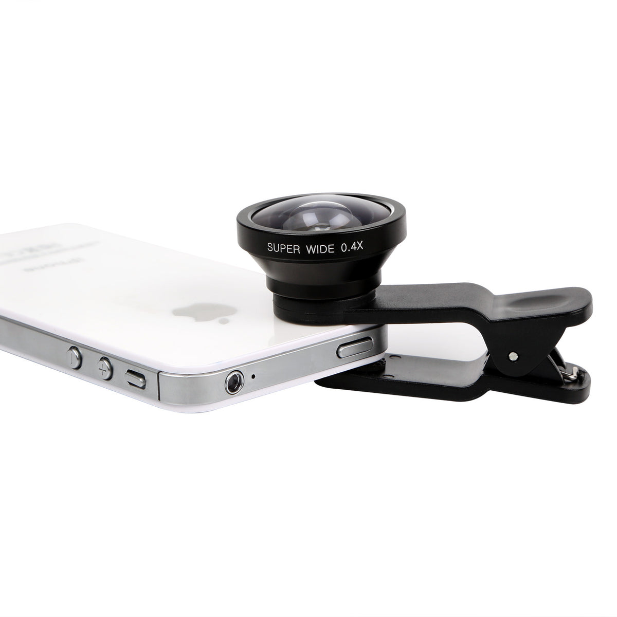 3-in-1 Clip-On Phone Camera Lens Kit with Fisheye, Wide & Macro