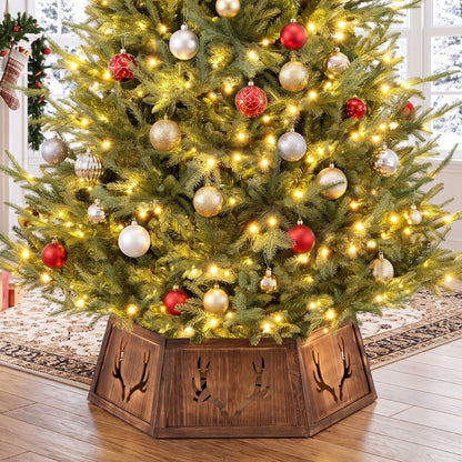 31.5" Christmas Tree Collar for 6/7.5/9 ft Artificial Trees with Tool-Free Setup