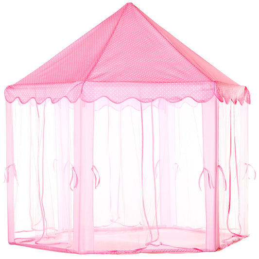 Princess Castle Play Tent for Girls with Carry Case