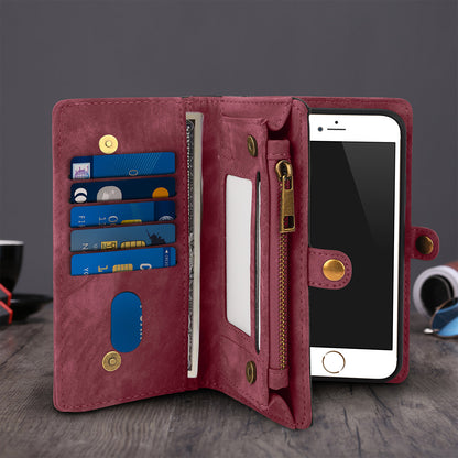 iPhone 7 Plus Wallet Case with Detachable Magnetic Cover