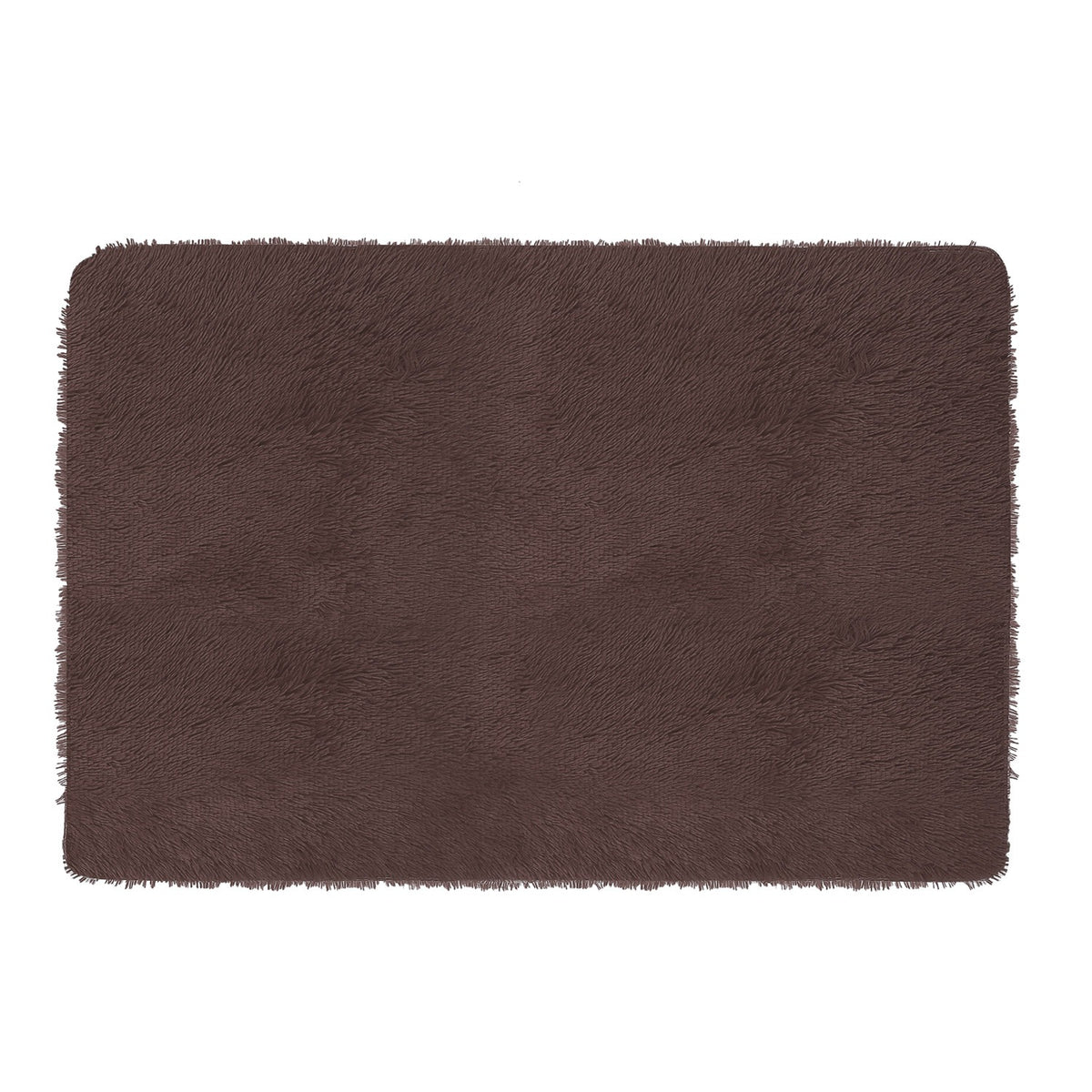 Shaggy Area Rug 4' x 2.6' Anti-Slip Soft Polyester Floor Mat