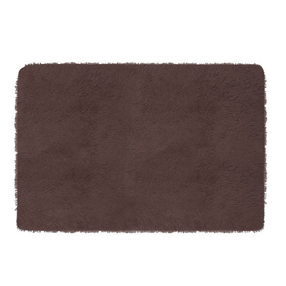 Shaggy Area Rug 4' x 2.6' Anti-Slip Soft Polyester Floor Mat