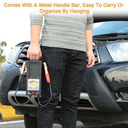 Battery Load Tester 6-12V 100A with Insulated Copper Clips