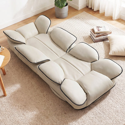 Swivel Floor Gaming Chair with 6-Position Adjustable Backrest