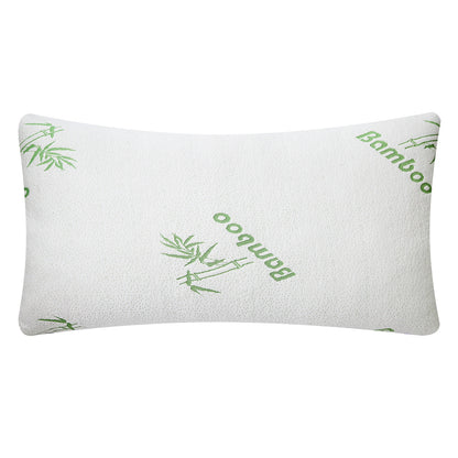 Memory Foam Pillow Set with Bamboo Cover - Queen Size (2-Pack)